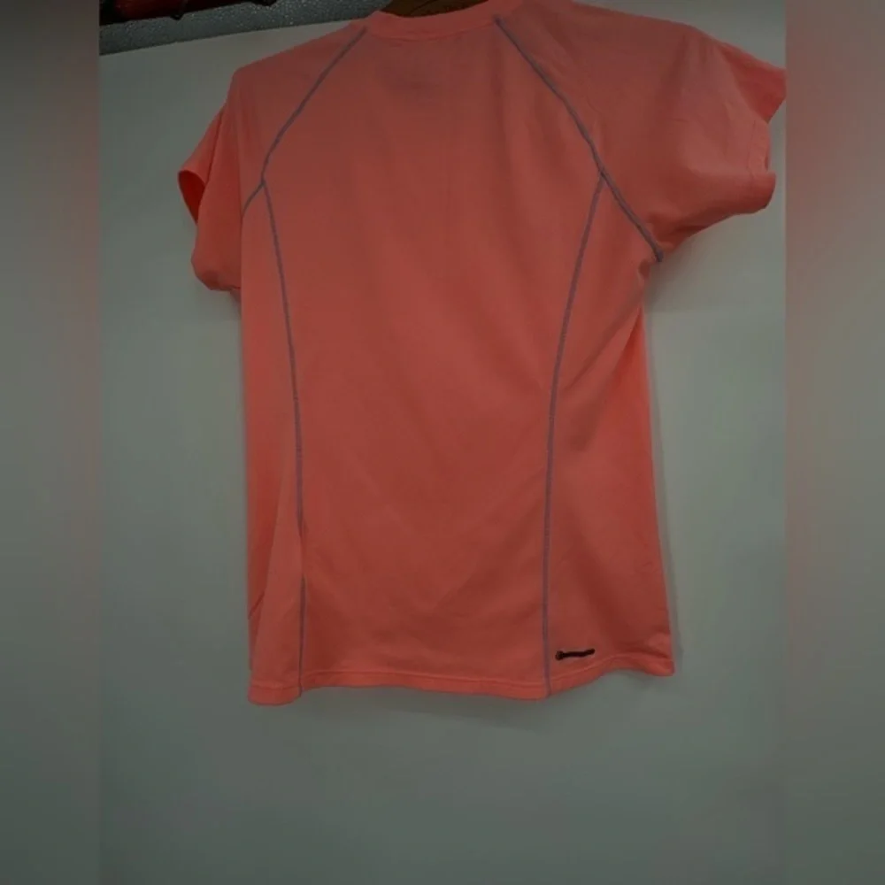 The North Face‎ women’s  short Sleeve Top Tee pink orange flash dry xSmall - Picture 2 of 7